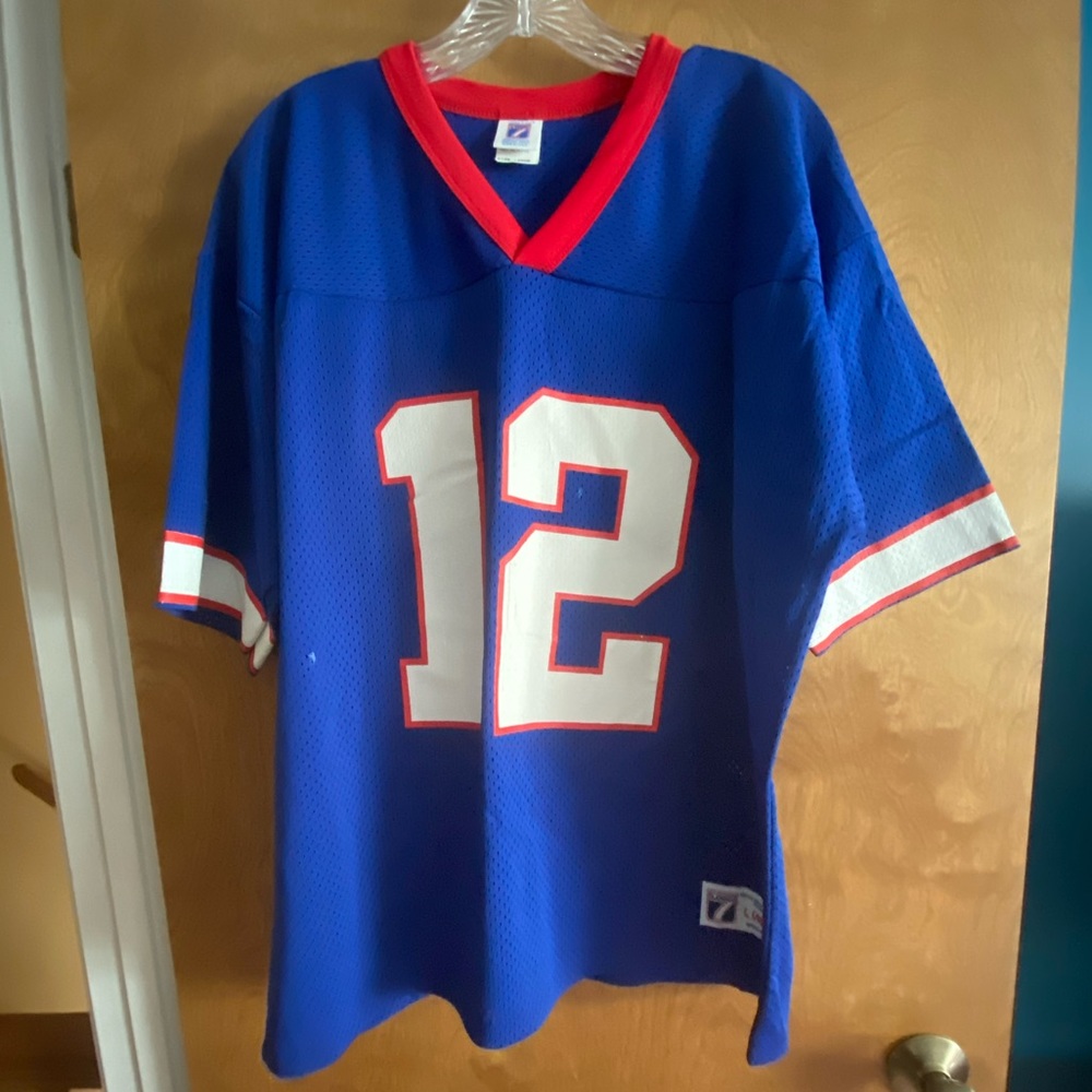 Vintage Logo 7 Buffalo Bills Jim Kelly Jersey